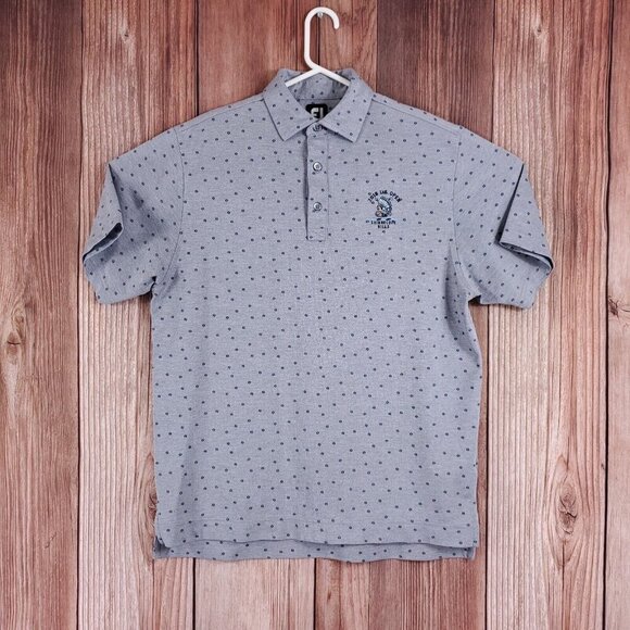 Footjoy FJ Mens Medium 2018 US Open Shinnecock Hills Embroidered Golf Polo Shirt - Picture 1 of 13